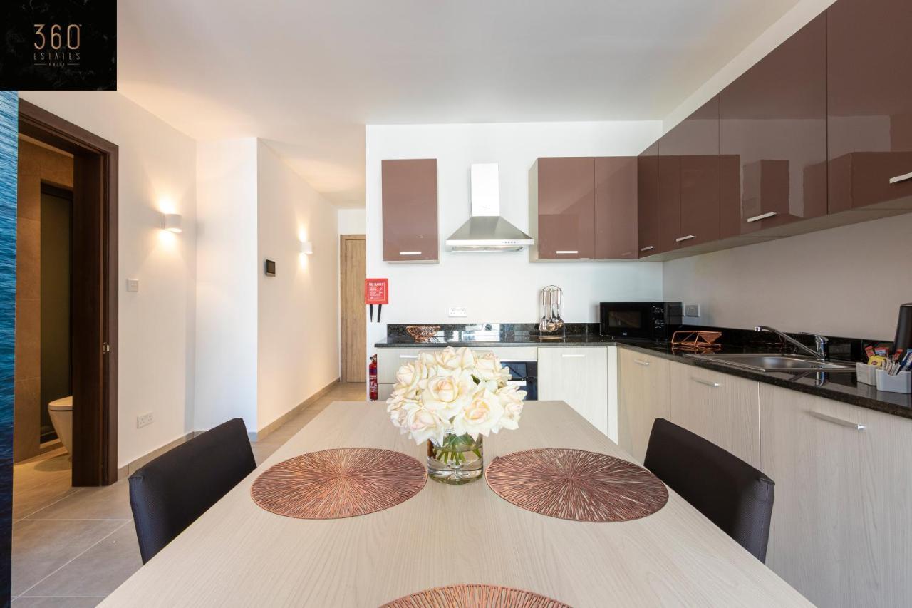High-End Central Apt With Comfy Bed & Super Wifi By 360 Estates San Ġwann 外观 照片