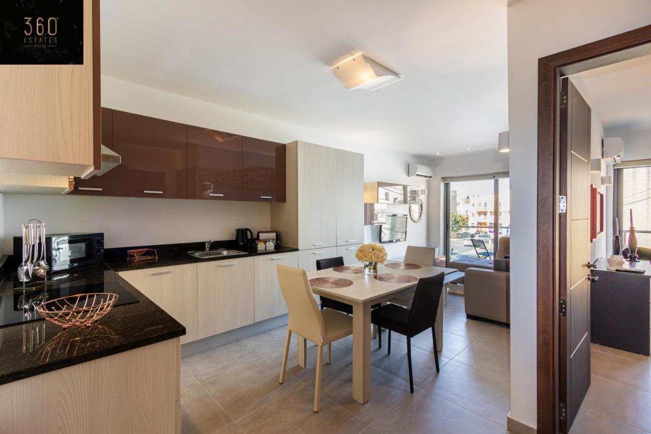 High-End Central Apt With Comfy Bed & Super Wifi By 360 Estates San Ġwann 外观 照片