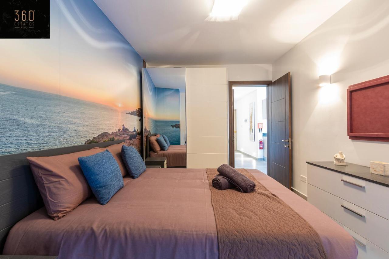 High-End Central Apt With Comfy Bed & Super Wifi By 360 Estates San Ġwann 外观 照片