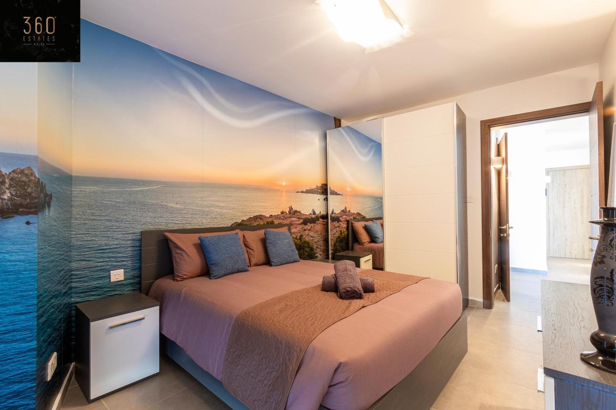 High-End Central Apt With Comfy Bed & Super Wifi By 360 Estates San Ġwann 外观 照片